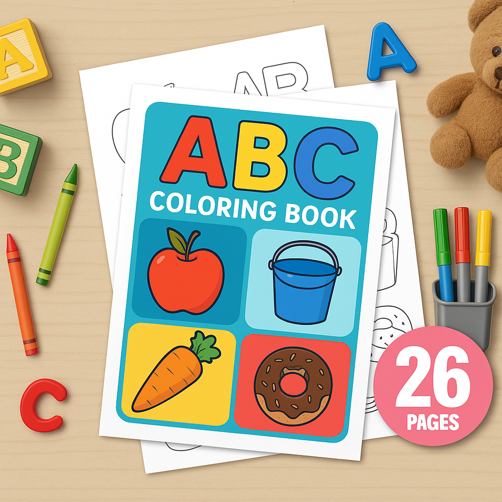 Alphabet Coloring Book 01 - creazives