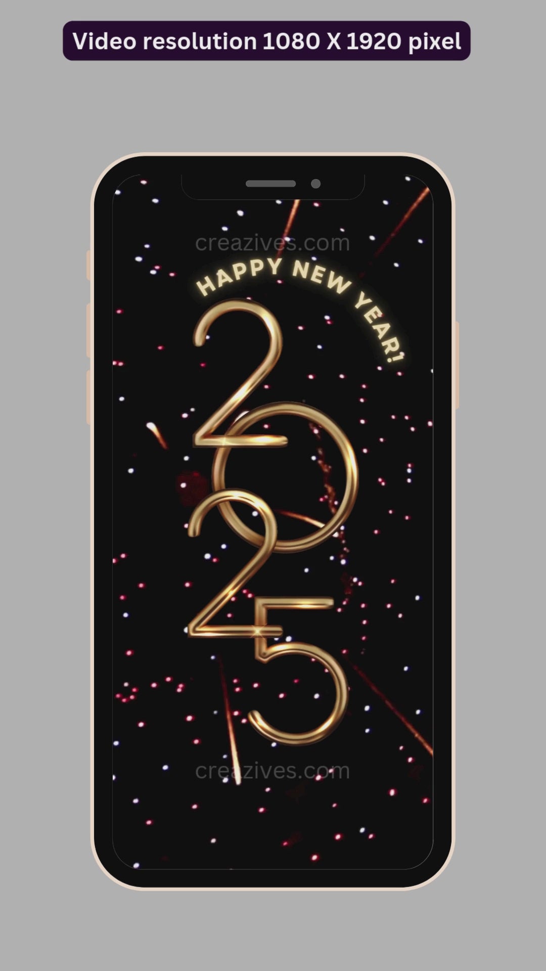 New Year Greetings Card digital - Post Video