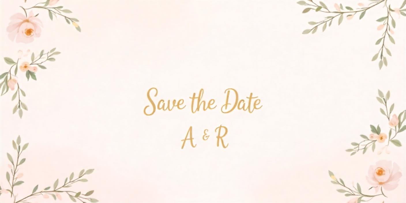 Save The Date Digital Customized - creazives