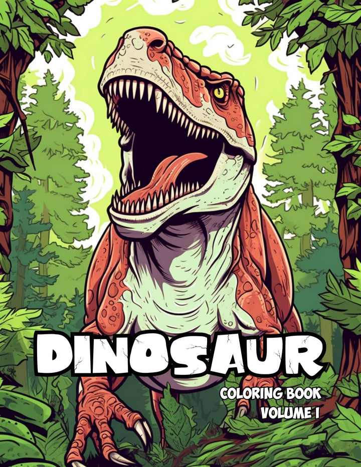 Digital - Dinosaur Coloring Book V1