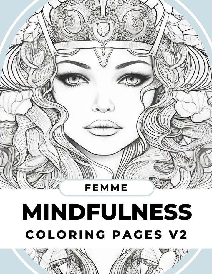 Femme Coloring Pages V2