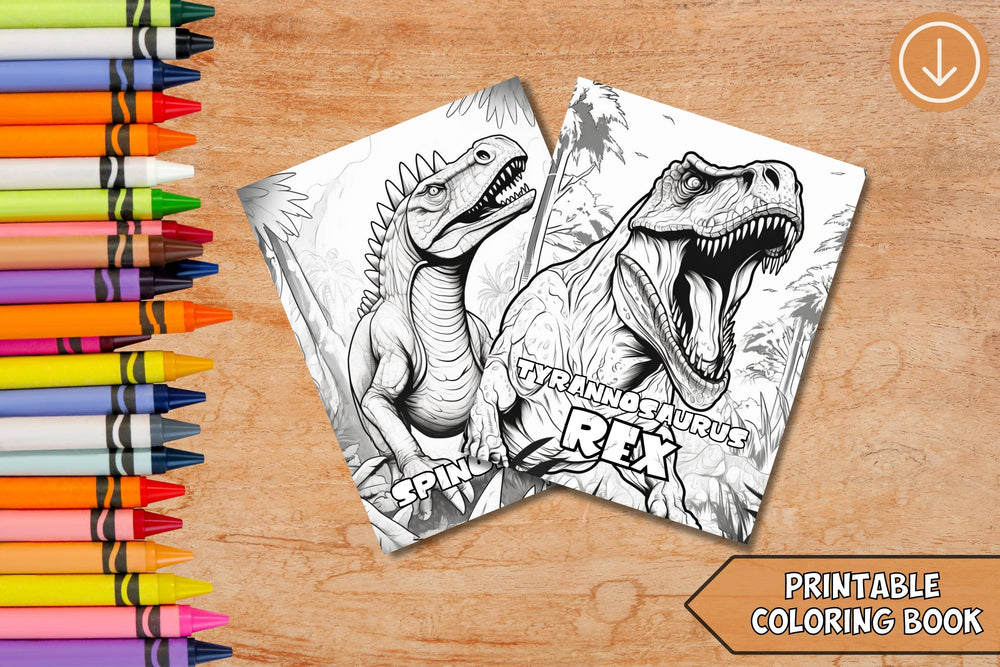 Digital - Dinosaur Coloring Book V2