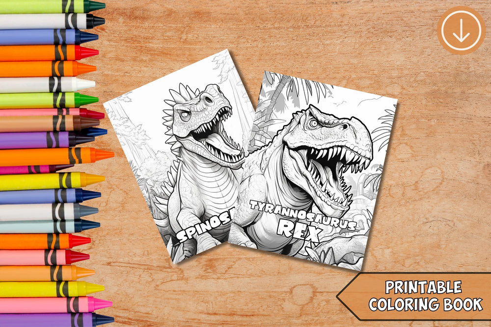 Digital - Dinosaur Coloring Book V1
