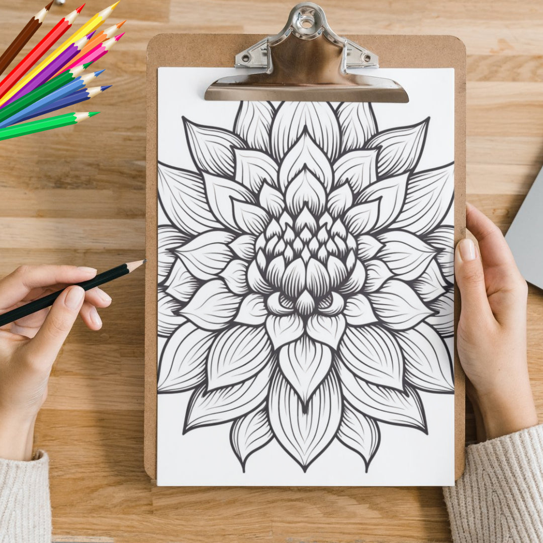 Mandela Coloring Page - Classic 100 - creazives