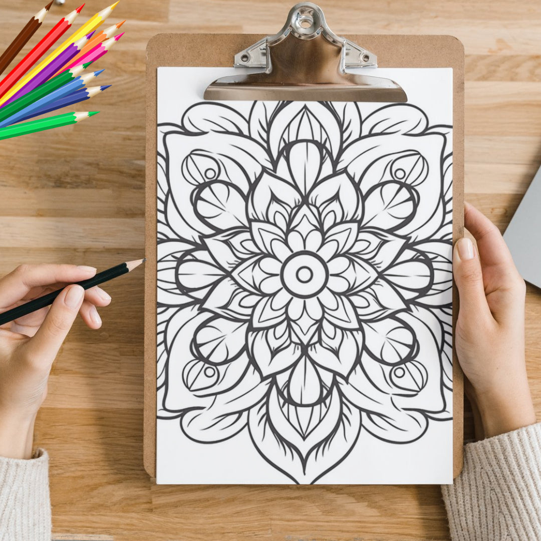 Mandela Coloring Page - Classic 102 - creazives