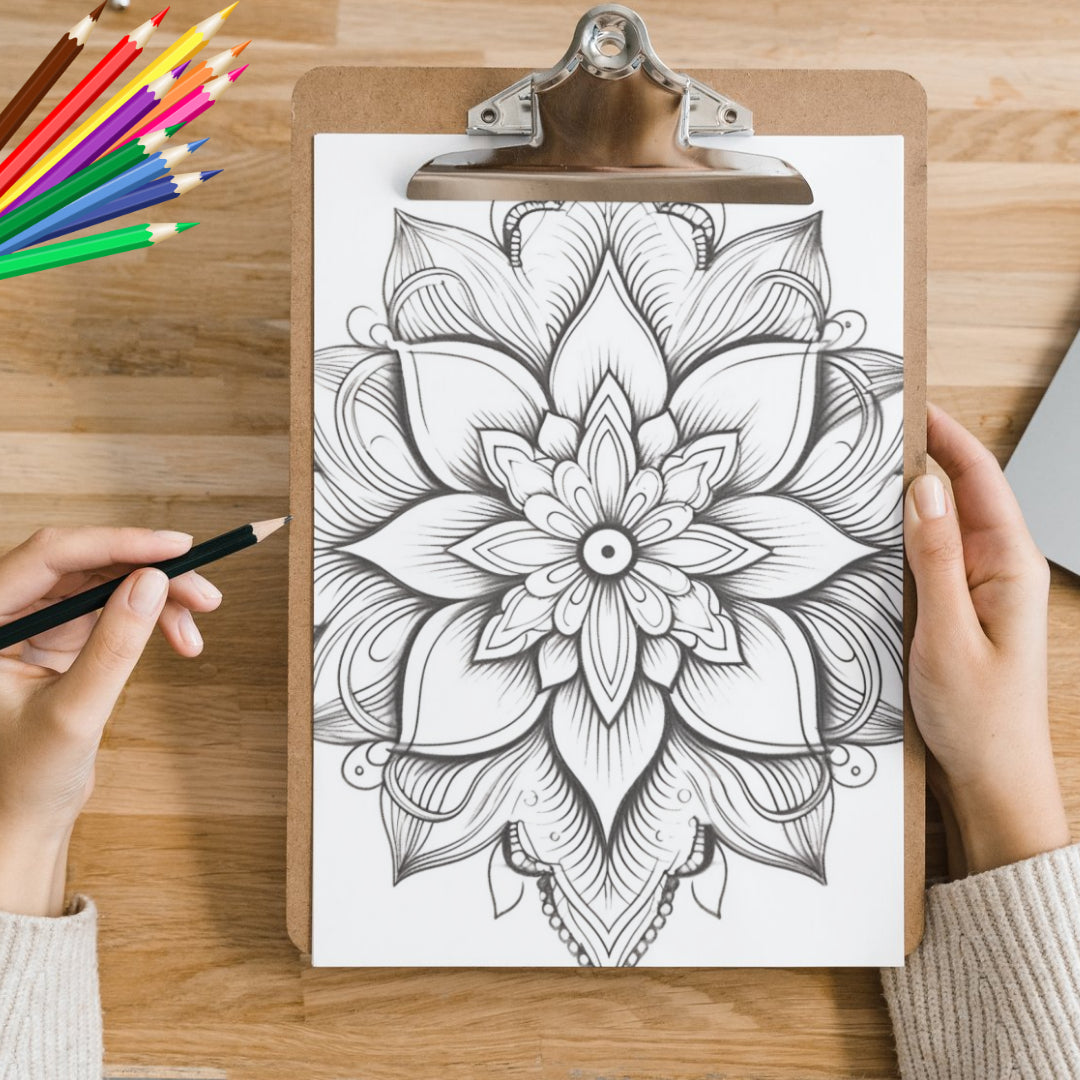 Mandela Coloring Page - Classic 103 - creazives