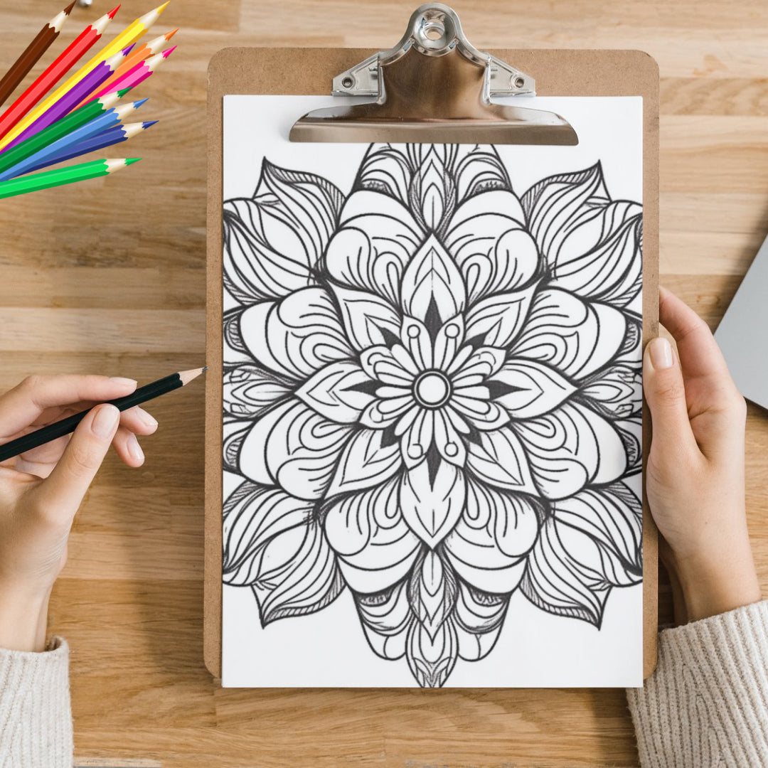 Mandela Coloring Page - Classic 104 - creazives