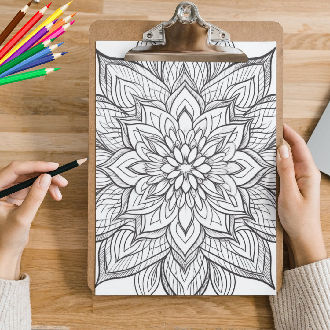 Mandela Coloring Page - Classic 107 - creazives