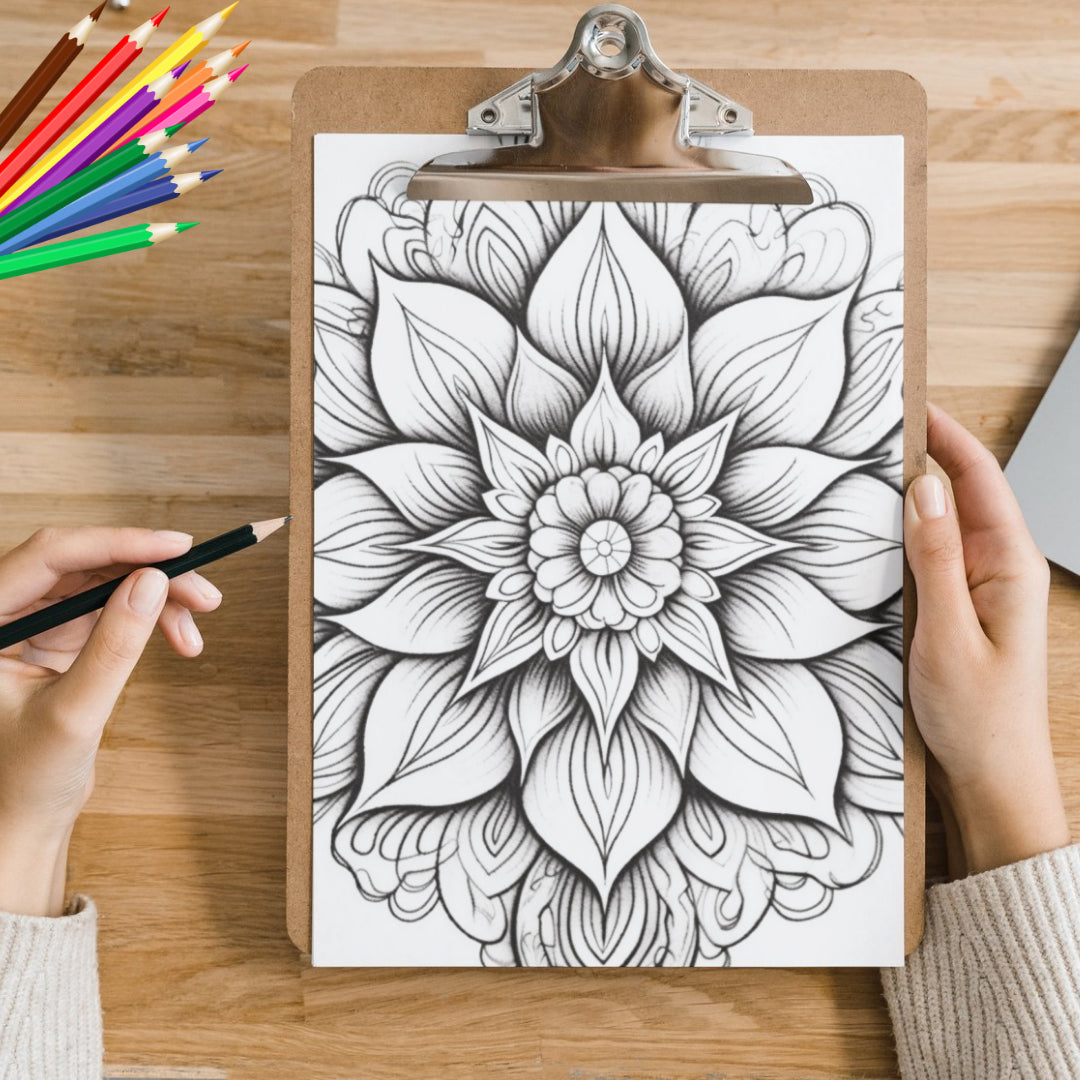 Mandela Coloring Page - Classic 108 - creazives