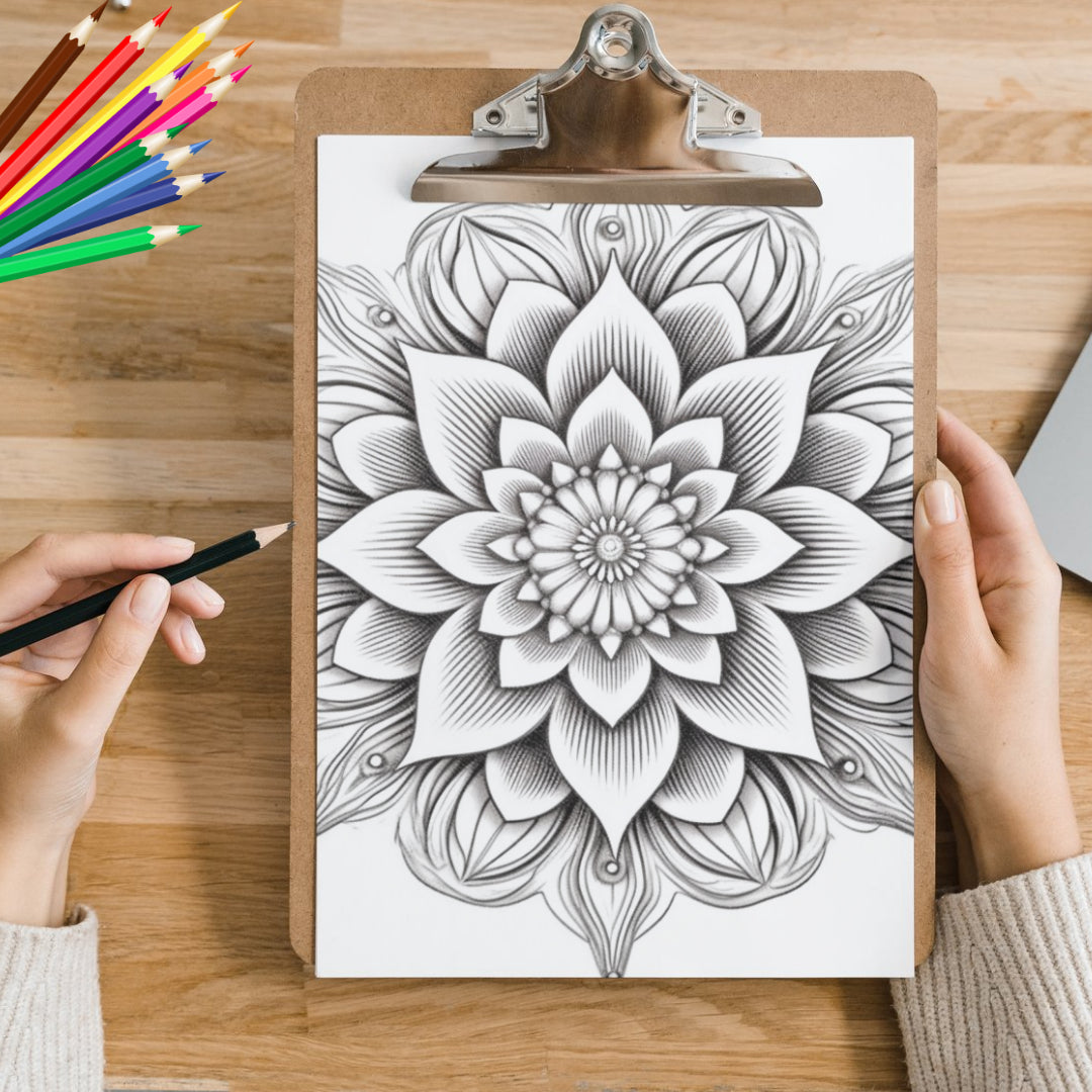 Mandela Coloring Page - Classic 109 - creazives