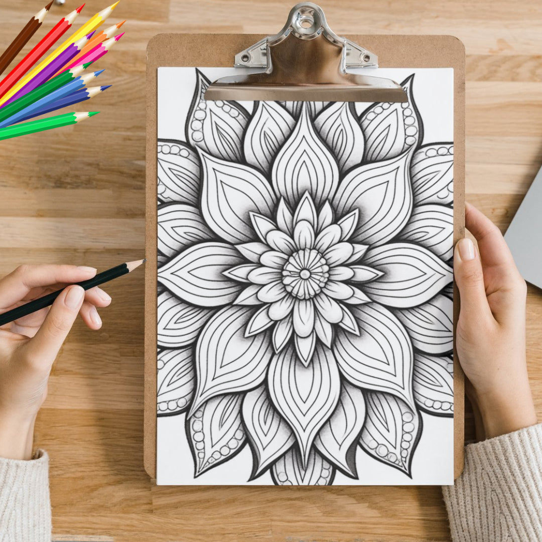 Mandela Coloring Page - Classic 111 - creazives