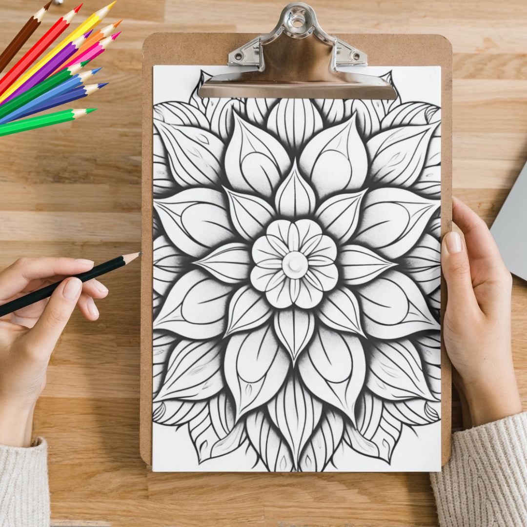 Mandela Coloring Page - Classic 112 - creazives