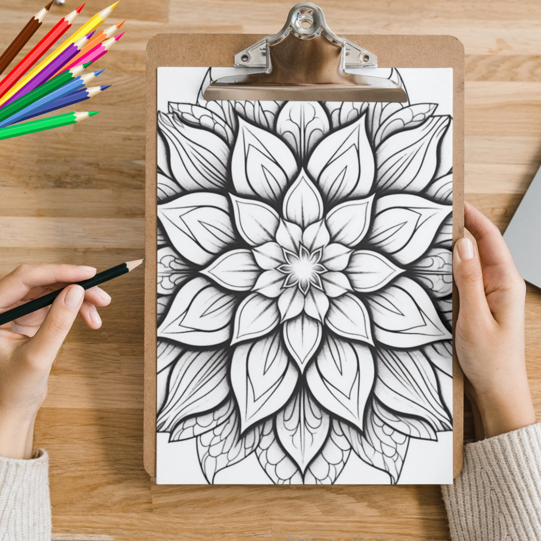 Mandela Coloring Page - Classic 117 - creazives