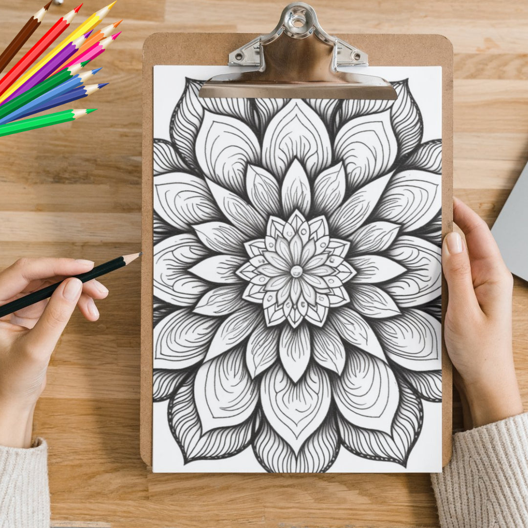 Mandela Coloring Page - Classic 118 - creazives