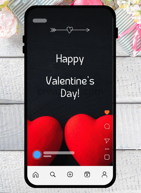 Valentines day Instagram Reel Video - creazives
