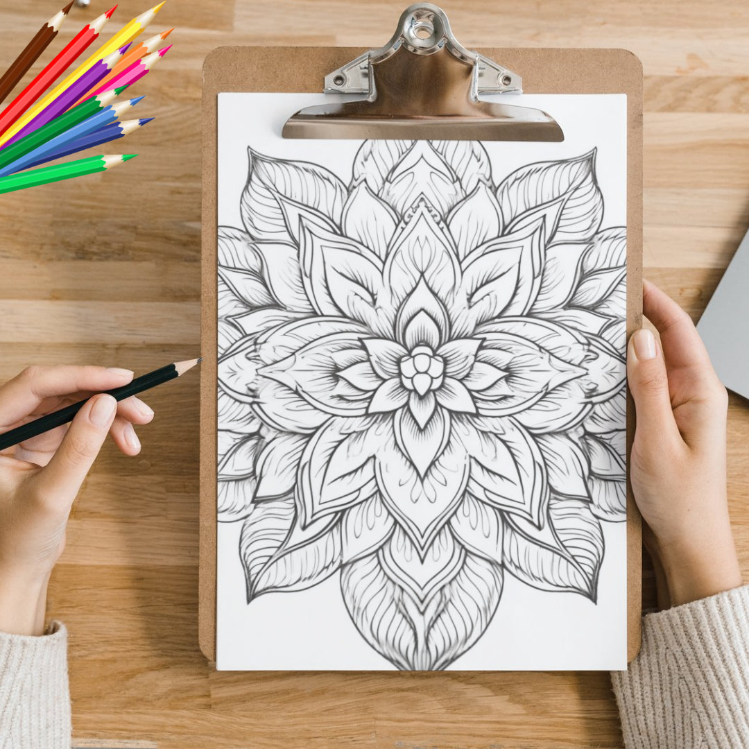 Mandela Coloring Page - Classic 120 - creazives