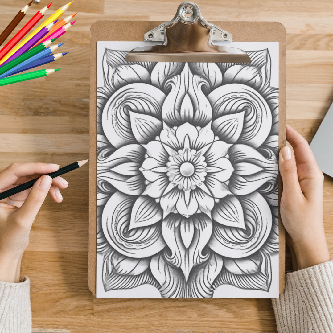 Mandela Coloring Page - Classic 125 - creazives