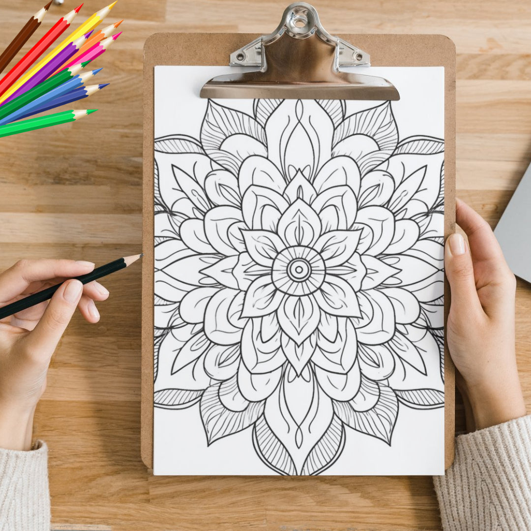 Mandela Coloring Page - Classic 128 - creazives