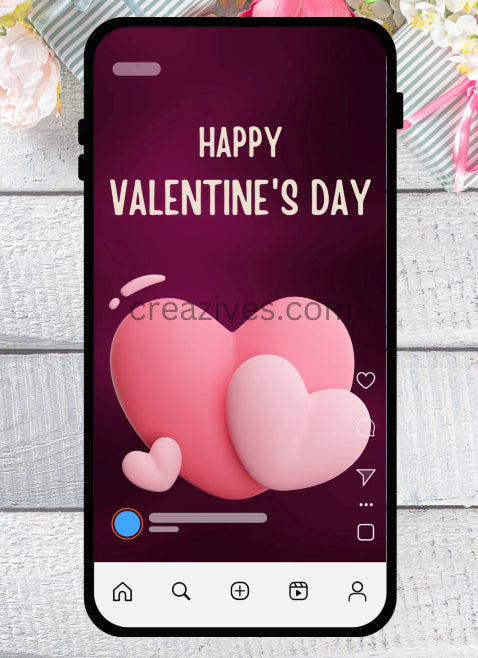 Valentines day Instagram Reel Video - creazives