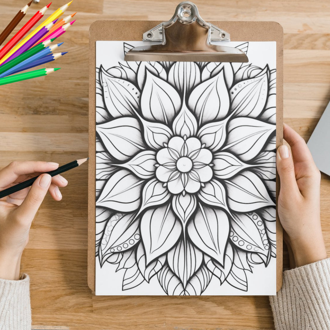 Mandela Coloring Page - Classic 130 - creazives