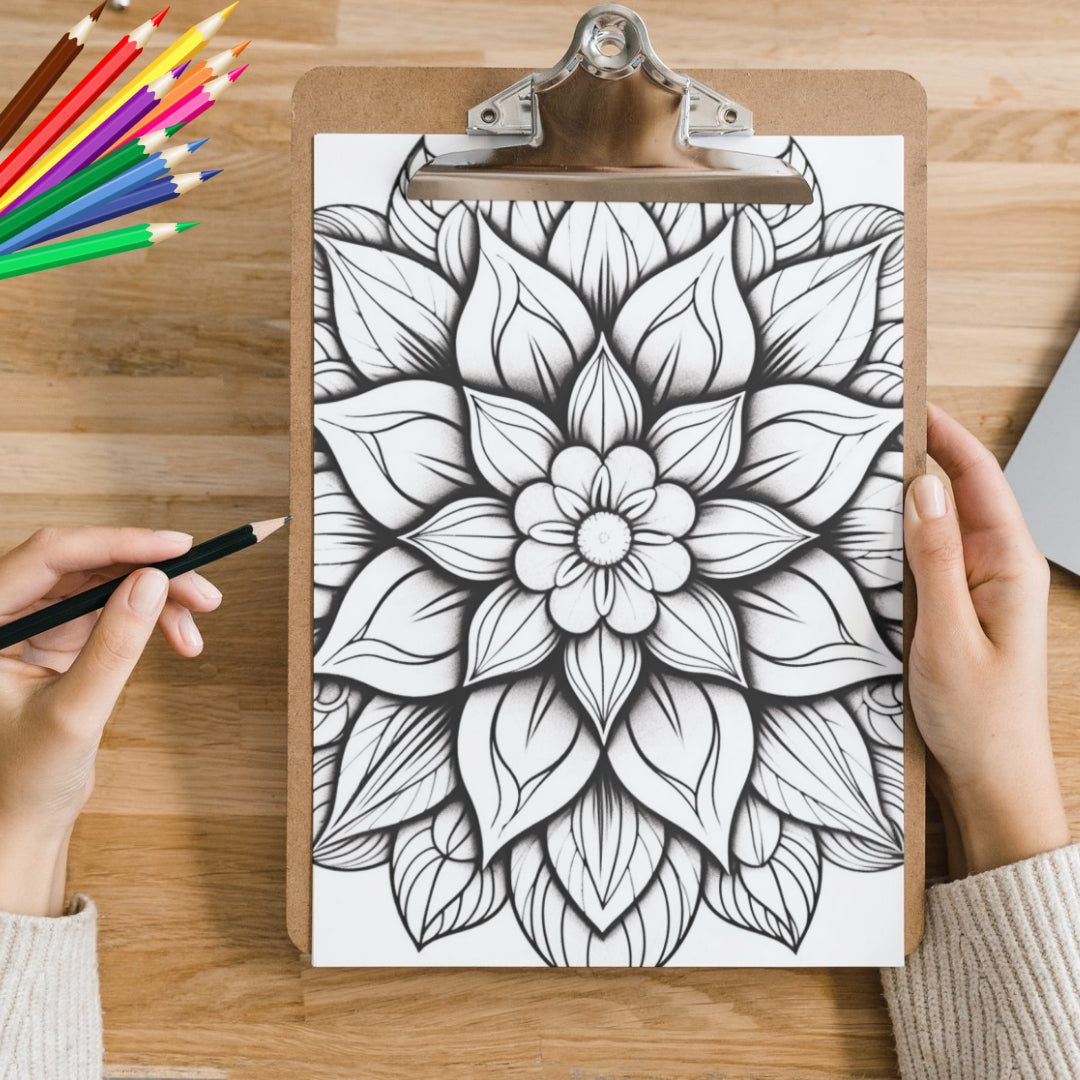 Mandela Coloring Page - Classic 132 - creazives