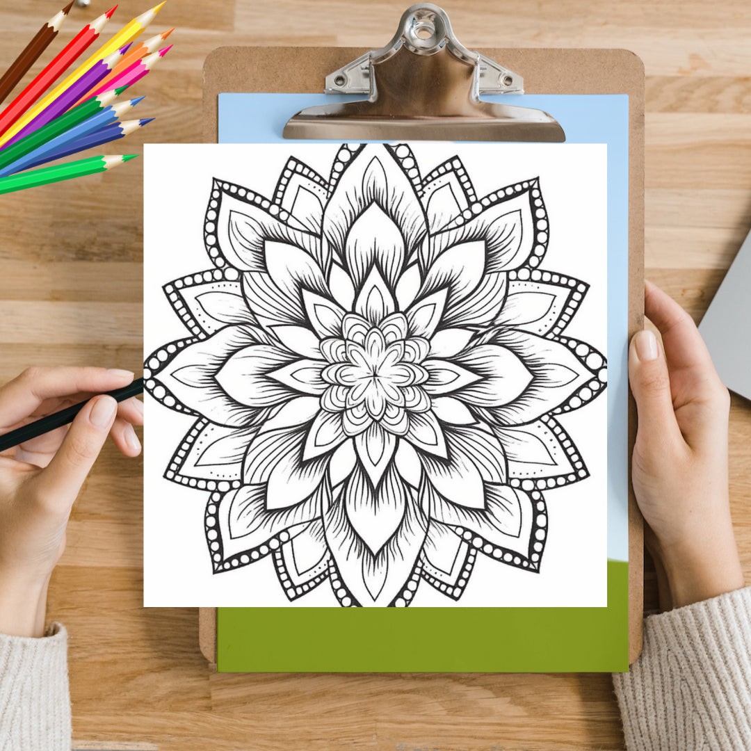 Mandela Coloring Page - Classic 134 - creazives