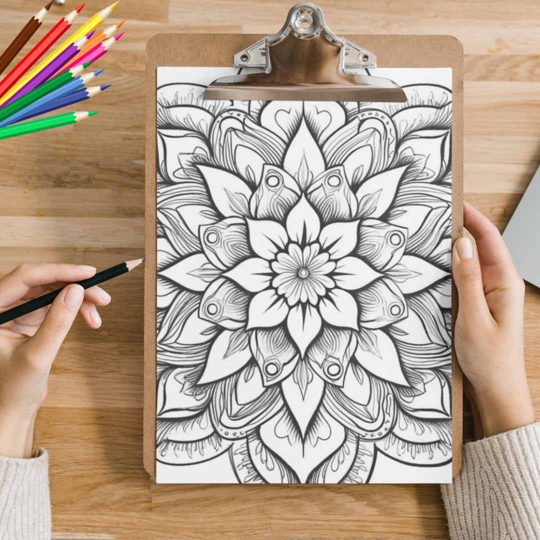 Mandela Coloring Page - Classic 136 - creazives