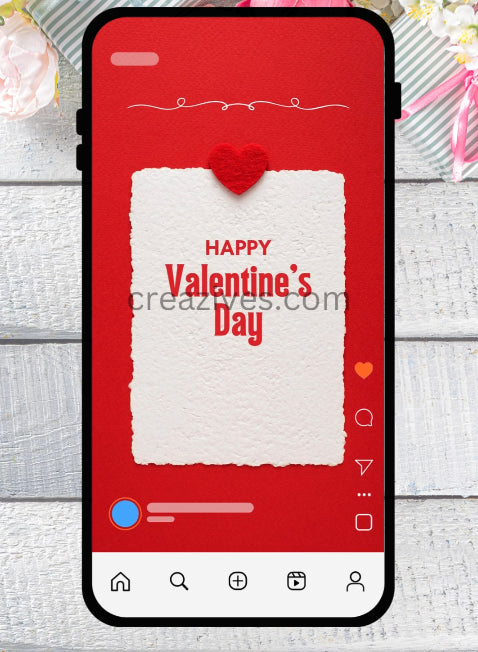 Valentines day Instagram Reel Video - creazives