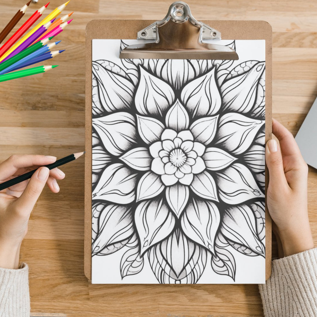 Mandela Coloring Page - Classic 140 - creazives