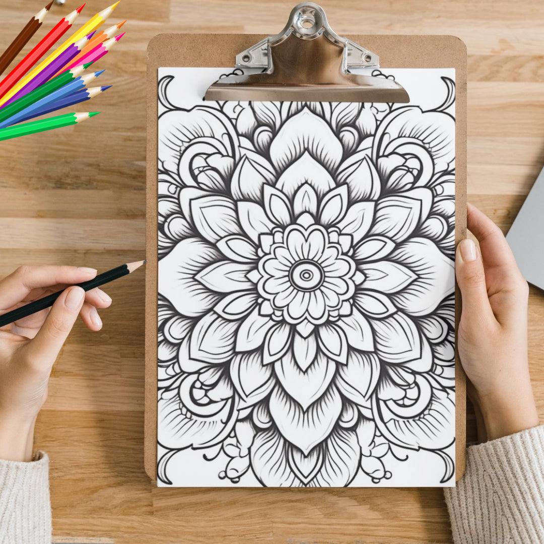 Mandela Coloring Page - Classic 142 - creazives