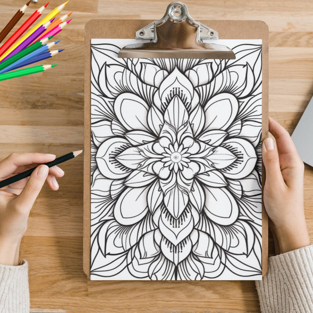 Mandela Coloring Page - Classic 145 - creazives