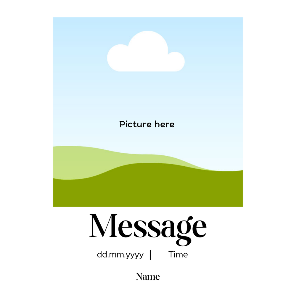 Baby Announcement Post - Image Personalized - creazives