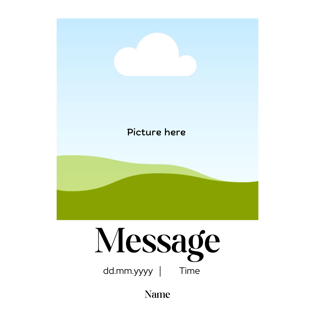 Baby Announcement Post - Image Personalized - creazives