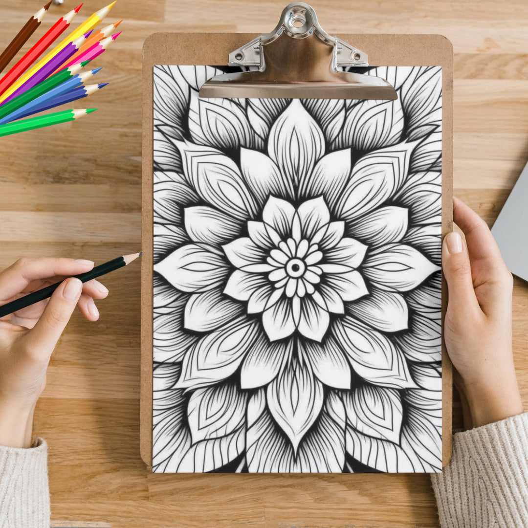 Mandela Coloring Page - Classic 150 - creazives
