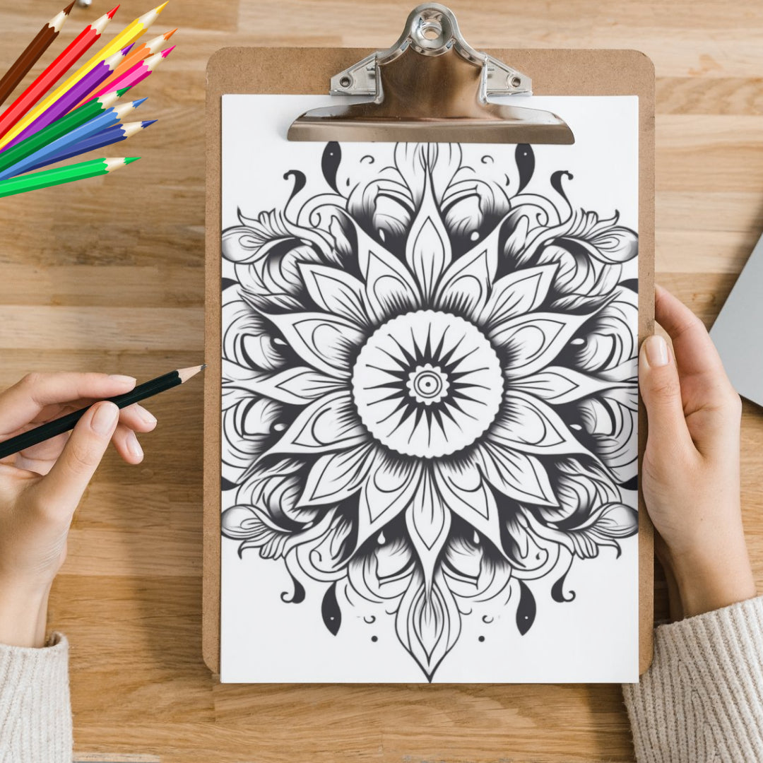Mandela Coloring Page - Classic 151 - creazives