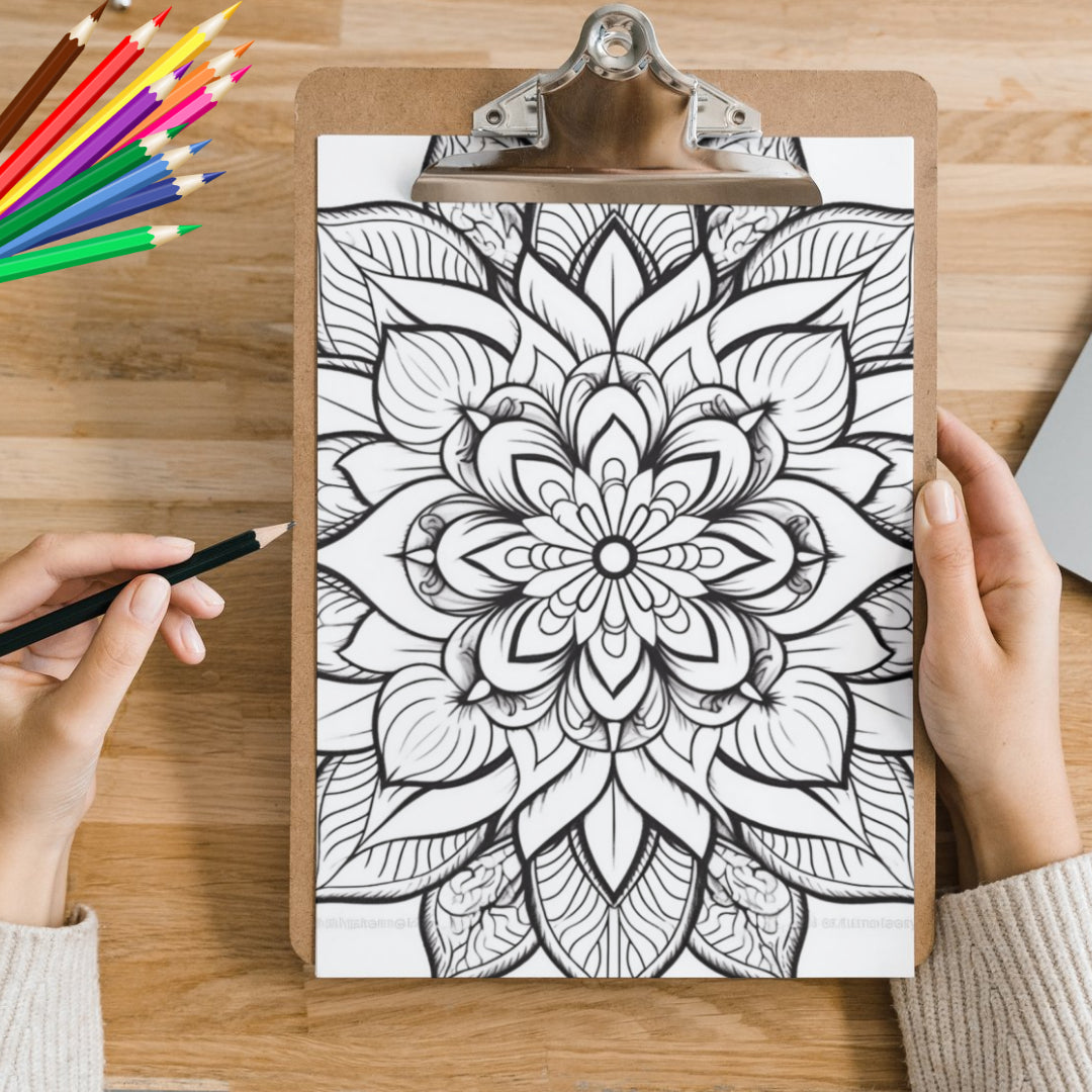 Mandela Coloring Page - Classic 152 - creazives
