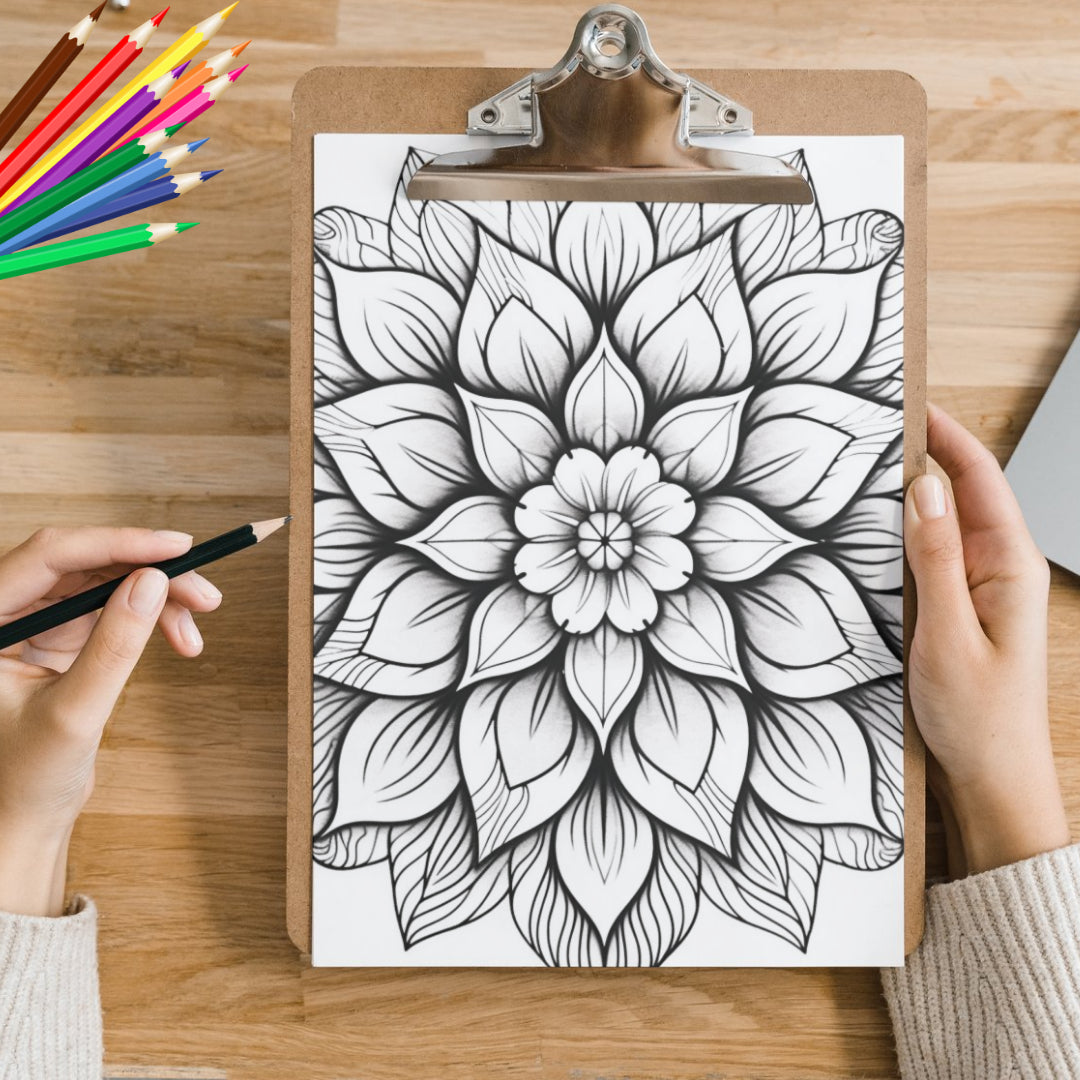 Mandela Coloring Page - Classic 163 - creazives