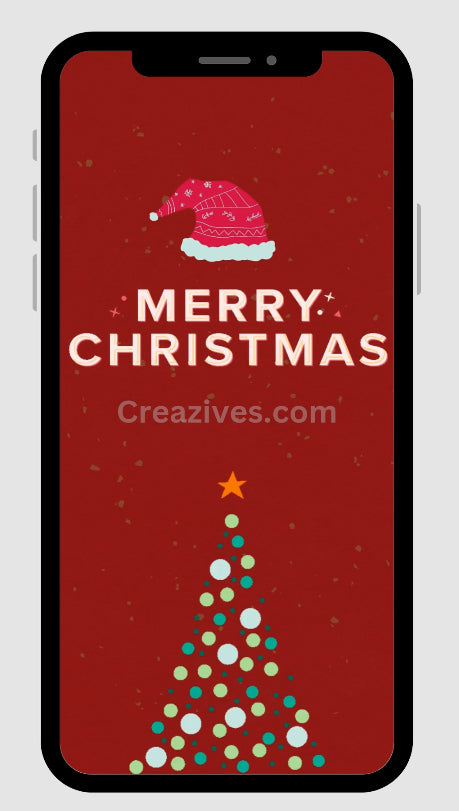 Christmas Greetings Card digital - Post Video - creazives
