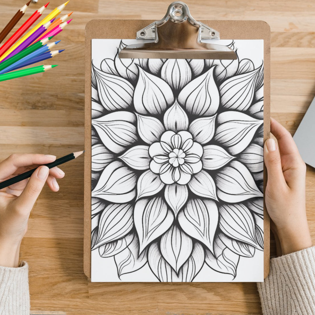 Mandela Coloring Page - Classic 18 - creazives