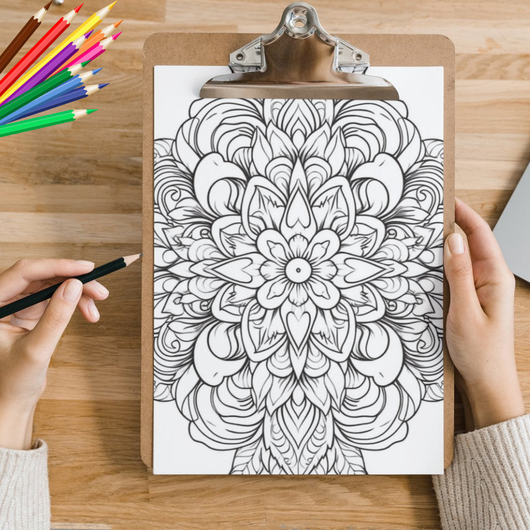 Mandela Coloring Page - Classic 19 - creazives