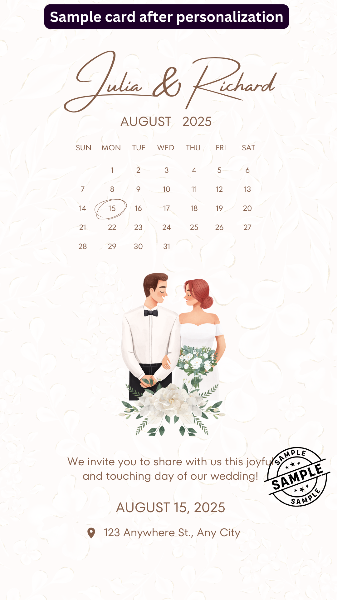 Save The Date Post - Image Personalized - creazives