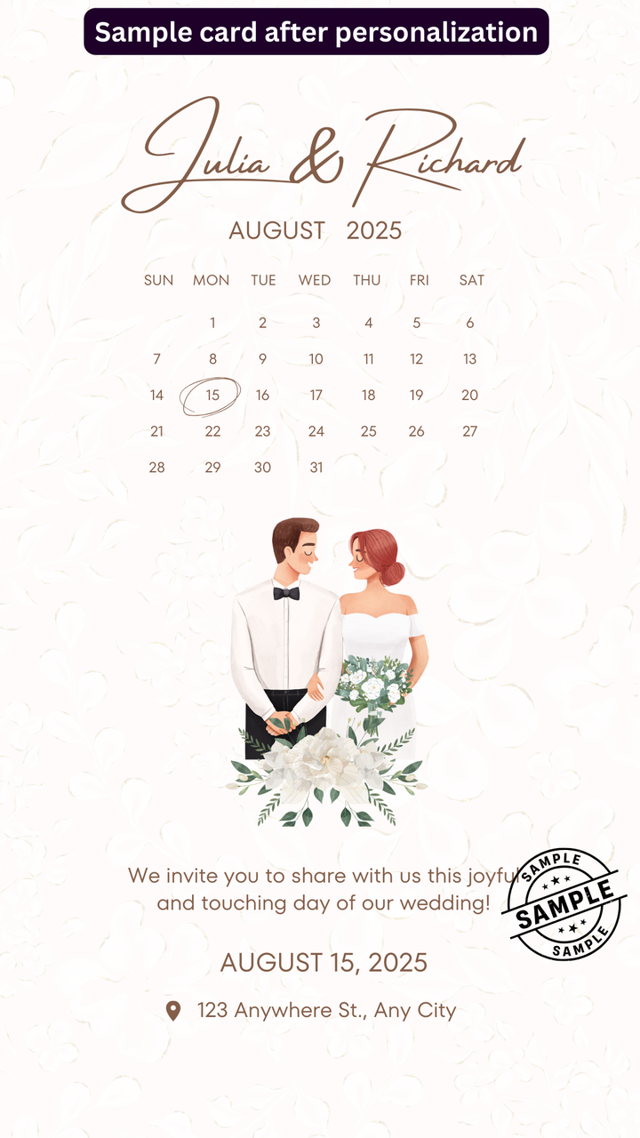 Save The Date Post - Image Personalized - creazives