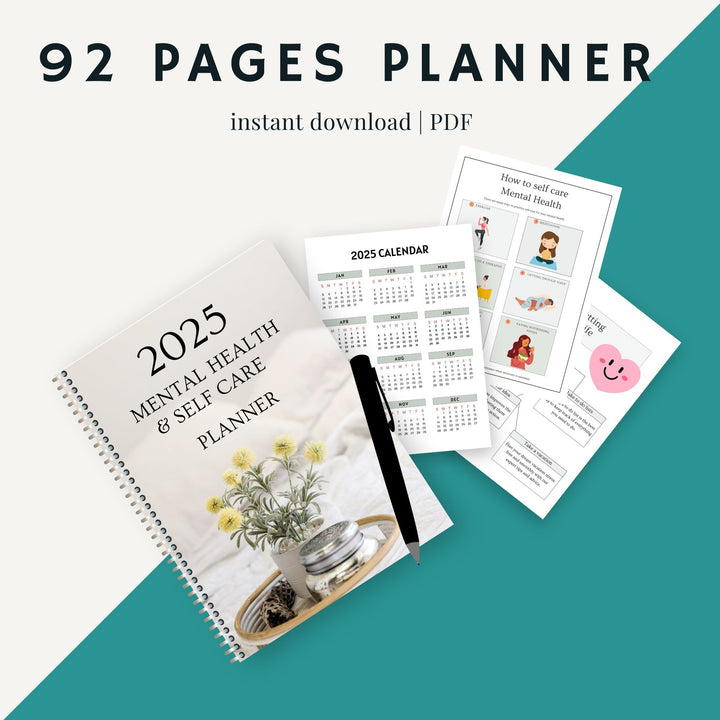 2025 MENTAL HEALTH & SELF CARE PLANNER - creazives