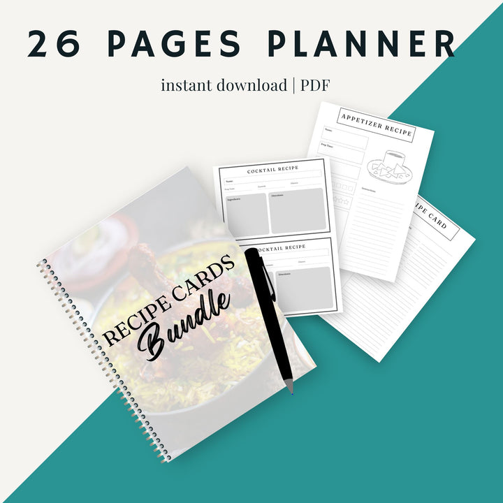 Recipe Cards Bundle - creazives