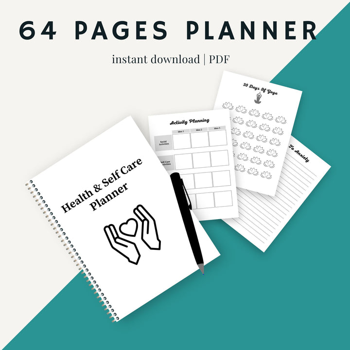 Health & Self Care Planner - creazives