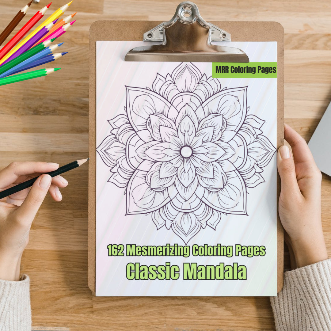 Mandela Coloring Page - Classic 1 - creazives