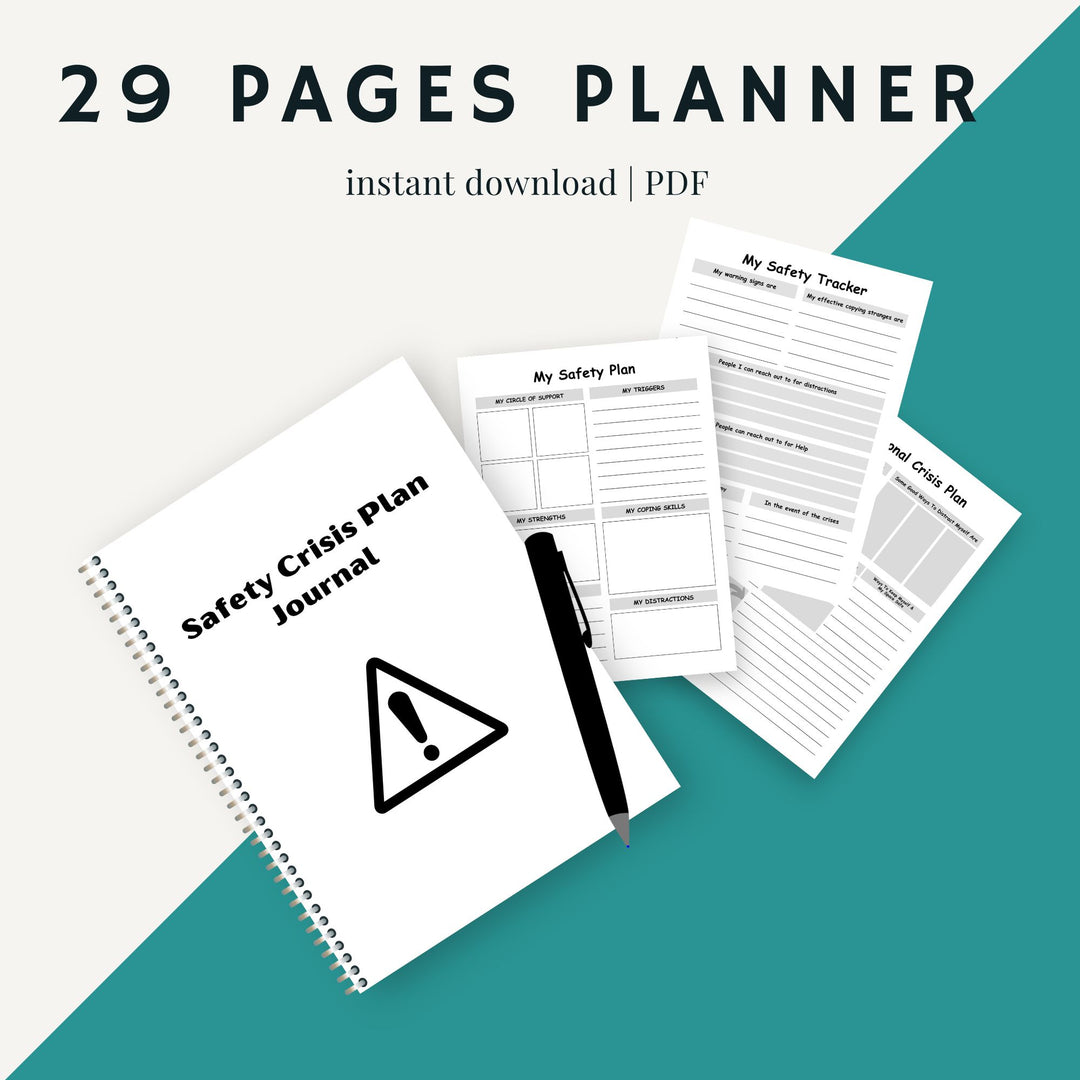 Safety Crisis Plan Journal - creazives