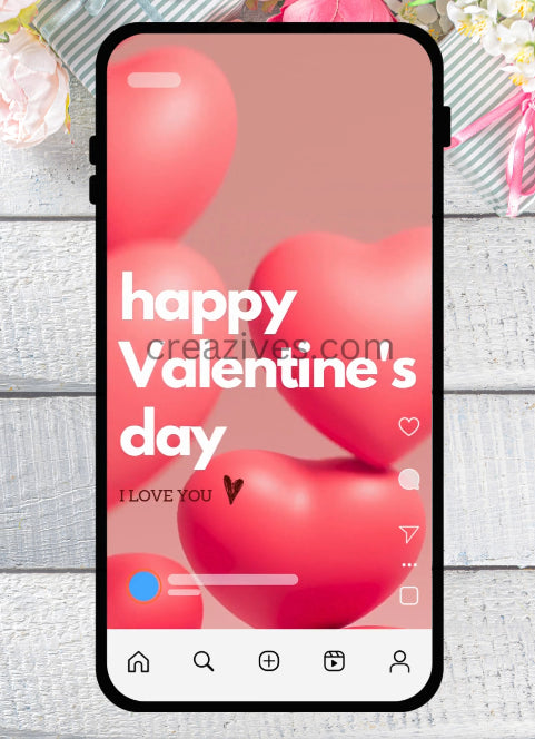 Valentines day Instagram Reel Video - creazives