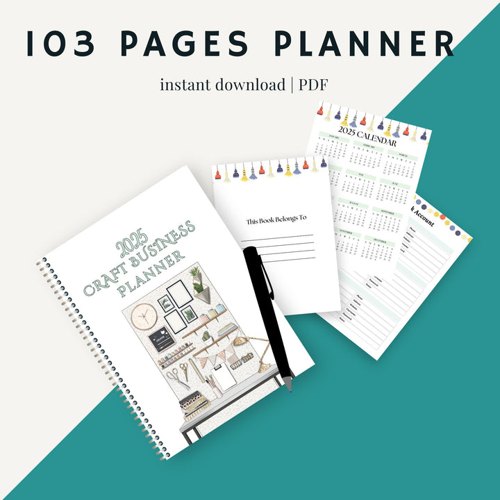 2025 CRAFT BUSINESS PLANNER - creazives