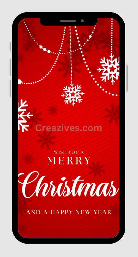 Christmas Greetings Card digital - Post Video - creazives